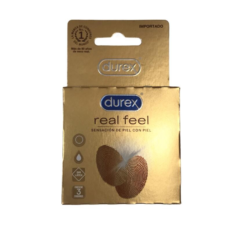 Preservativos Durex Real Feel 3 Und