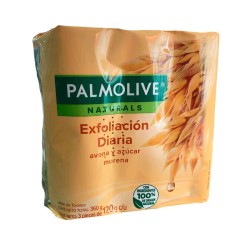 Jabón Palmolive Avena y Azúcar 3 Und 360gr