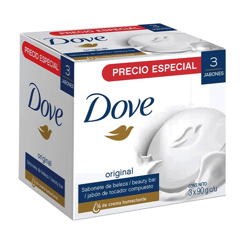 Jabón Dove Original 3 Und 90gr