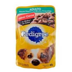 Pedigree Adultos Razas Pequeñas Sabor a Carne 100gr