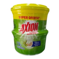 Lavaplatos  Axion Aloe Y Vitamina E En Crema X450g X 2 Unidades