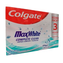 Crema Dental Colgate MaxWhite 3 Und 300mL