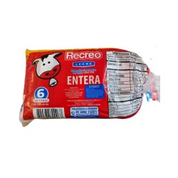 Leche Recreo Entera 1100ml 6unds