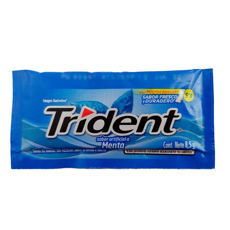 Chicles Trident Menta 5 Und 8.5gr