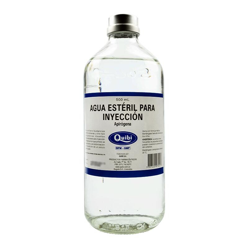 Agua Estéril Para Inyección Quibi 500ml