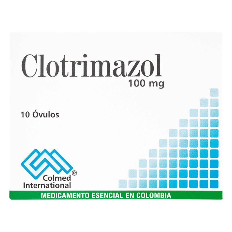 Clotrimazol 100mg 10 Óvulos