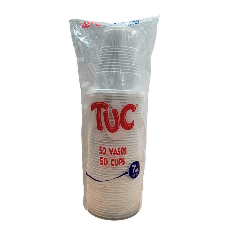 Vaso Tuc Blanco 70 Oz 50unds