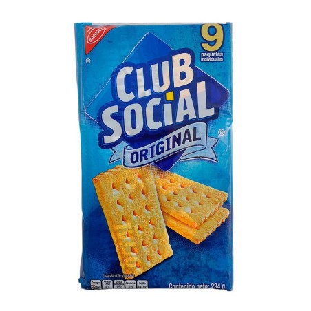 Galletas Club Social Original 9 Und 234gr