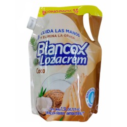 Lavaplatos Lozacrem Liquido  Coco  Doypack 1500ml