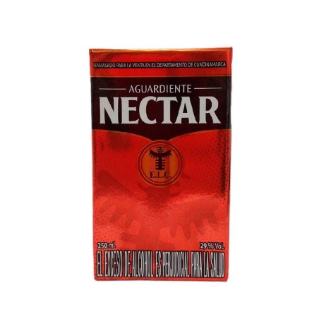 Aguardiente Néctar Rojo Caja 250ml