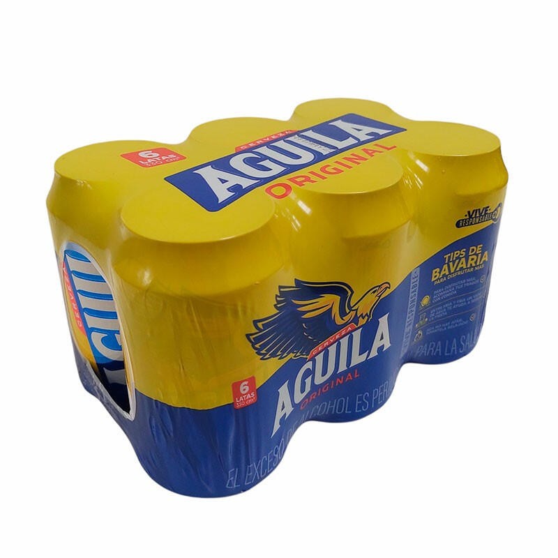 Cerveza Águila Original Lata 330mL 6 Und