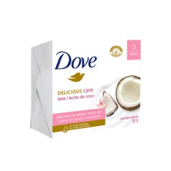 Jabón Dove Coco 3unds 90gr c/u