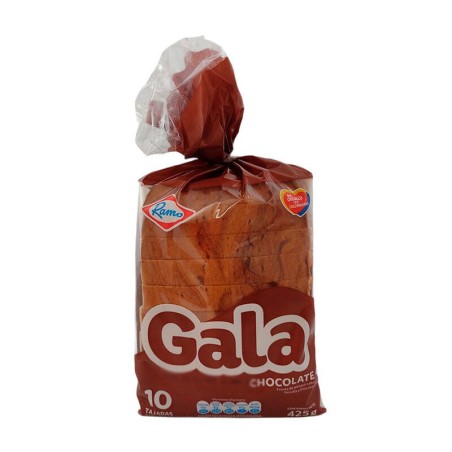 Ponqué Gala Chocolate 10 Tajadas 400gr