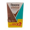 Desodorante Rexona En Barra Clinical Clean Scent 2UnI X48g