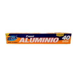 Papel Aluminio Zeux Caja X40mts