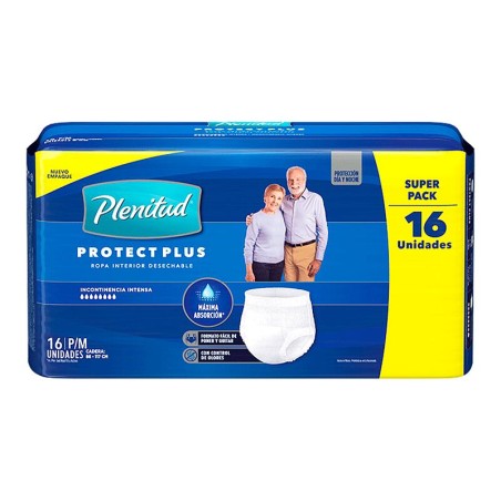 Pañal Plenitud P/M Protect Plus 16Und