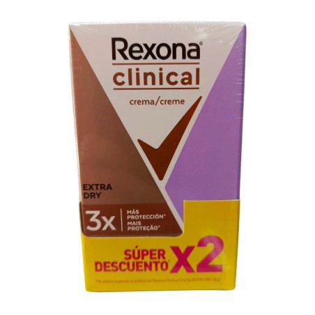 Desodorantes Rexona Clinical Extra Dry Mujer X48G X2Uni