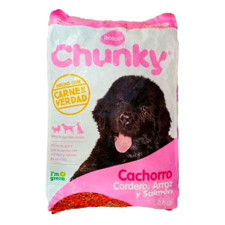 Chunky Cachorros Cordero, Arroz y Salmón 8000gr