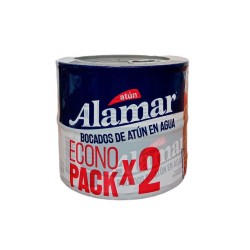 Atún Bocados en Agua Alamar 140gr 2unds