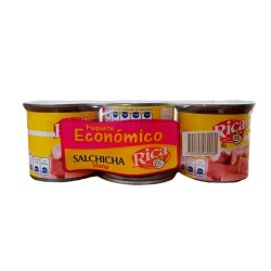 Salchicha Viena Rica 150gr 3unds