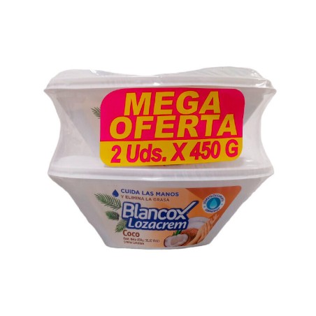 Lavaplatos Lozacrem Coco 2unds 450gr c/u