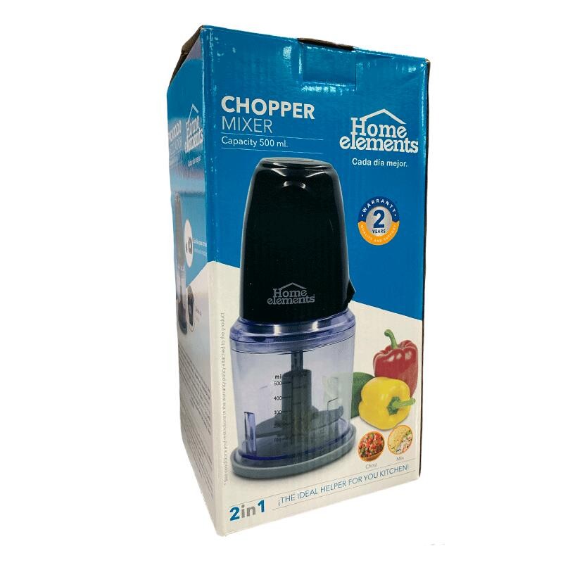 Picatodo Chopper Mixer 2 en 1 500mL Home Elements