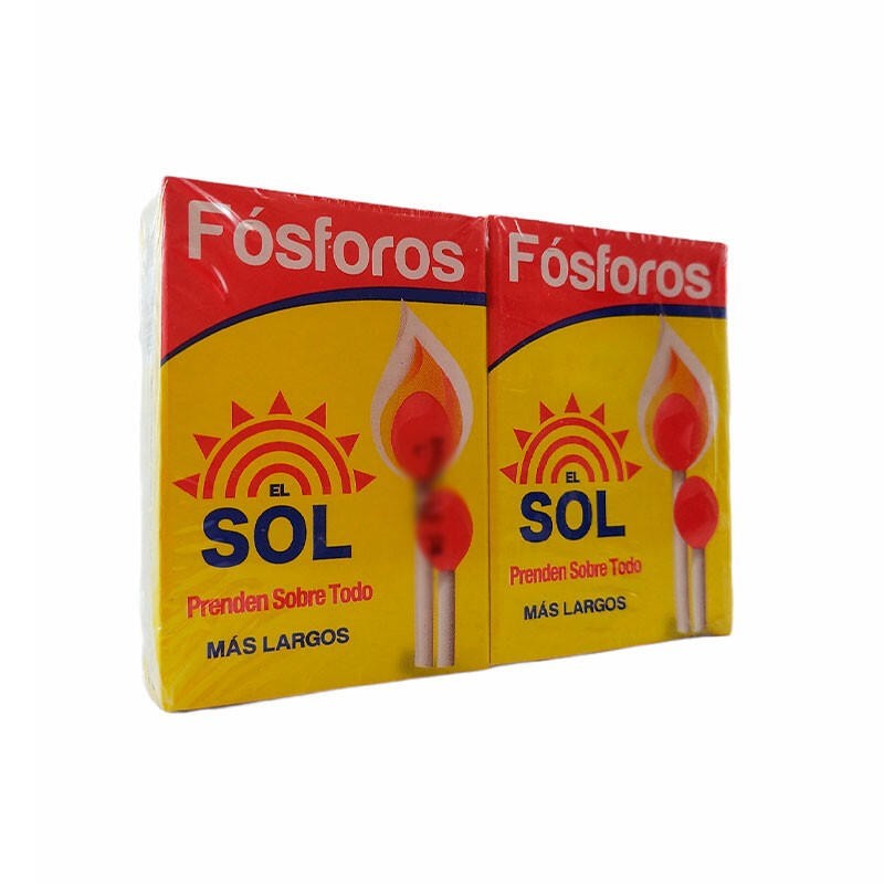 Fósforos El Sol 2 Und