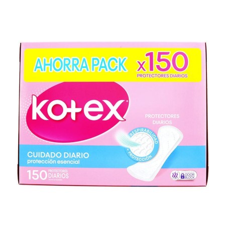 Protectores Diarios Kotex 150 Und