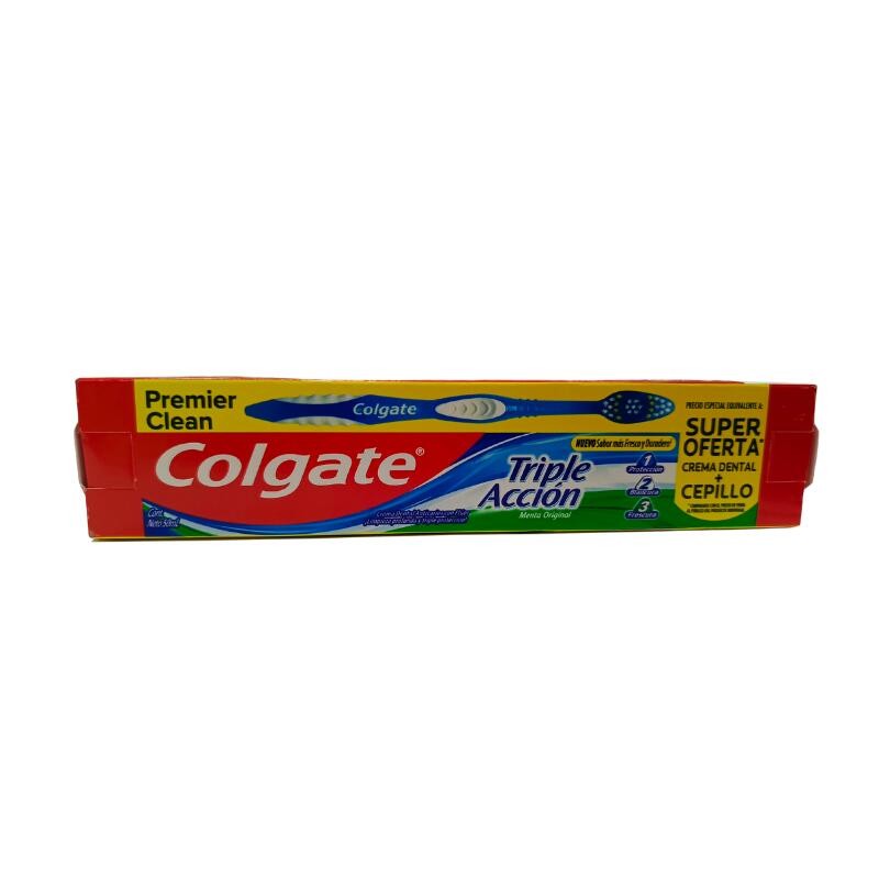 Crema Dental Colgate Triple Acción Crema + Cepillo