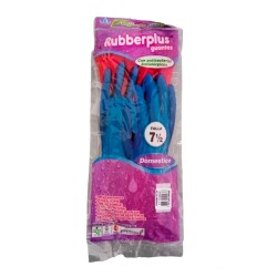 Guantes Rubberplus Domestico Rojo Calibre 20 Talla 7 1/2