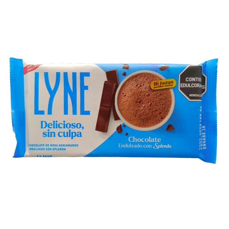 Chocolate Lyne Endulzado Con Splenda 166,4 gr