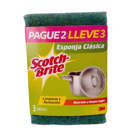 Esponjilla Clasica Scotch Brite Pague 2 Lleve 3