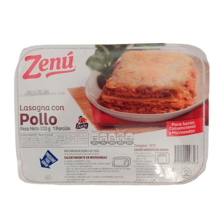 Lasagna Pollo Zenú 320gr