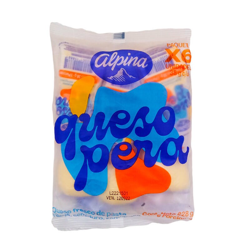 Queso Pera Alpina 6unds 228gr