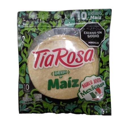 Tortilla Maíz Tía Rosa X210G X10UNI