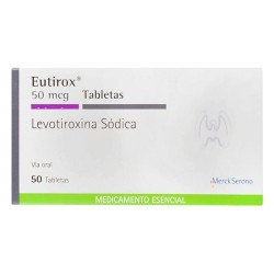 Eutirox Merck 50 Tabletas 50mcg