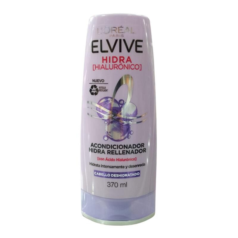 Acondicionador Elvive Hidra Hialuronico Pure Frasco con 370Ml