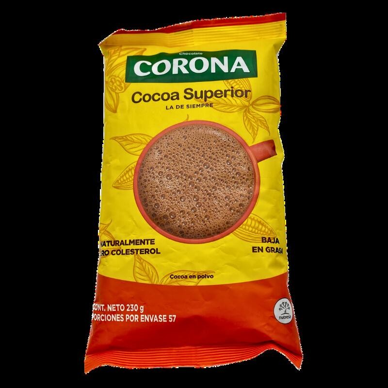 Chocolate Cocoa Superior Corona 230gr