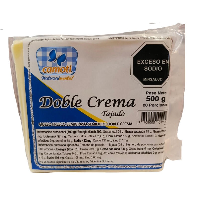 Queso Camoti Doble Crema x500g