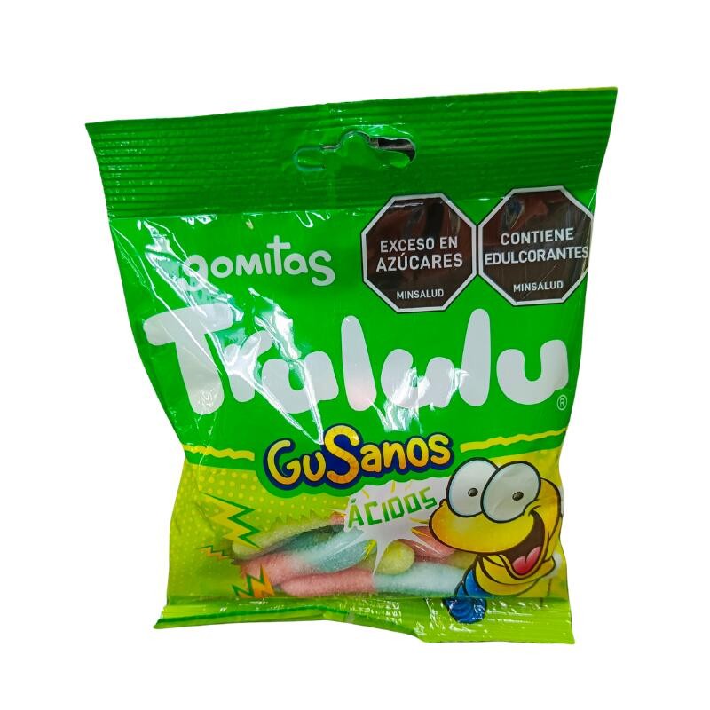 Gomas Trululu Gusanos  Ácidos X80G