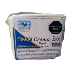 Queso Camoti Doble Crema Tajado x500g