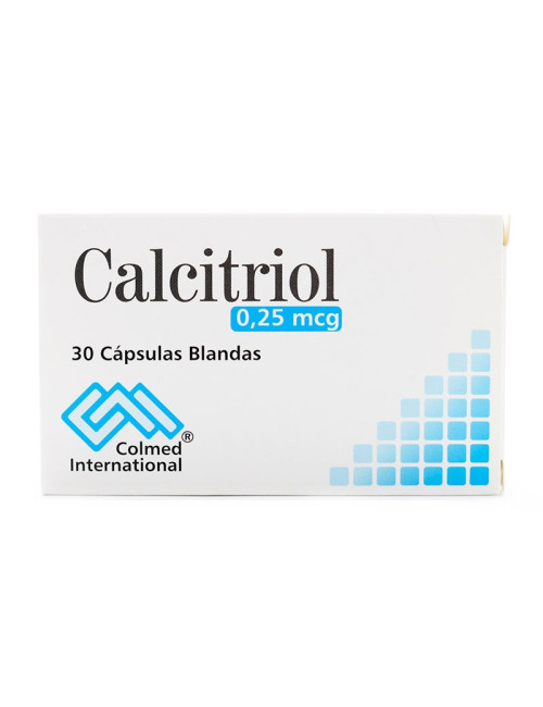 Calcitriol 30 Cápsulas 0.25mcg