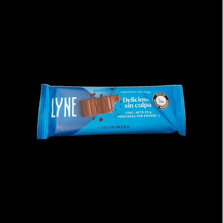 Chocolate con leche LYNE 25G