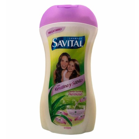 Shampoo Savital Keratina y Sábila 550mL