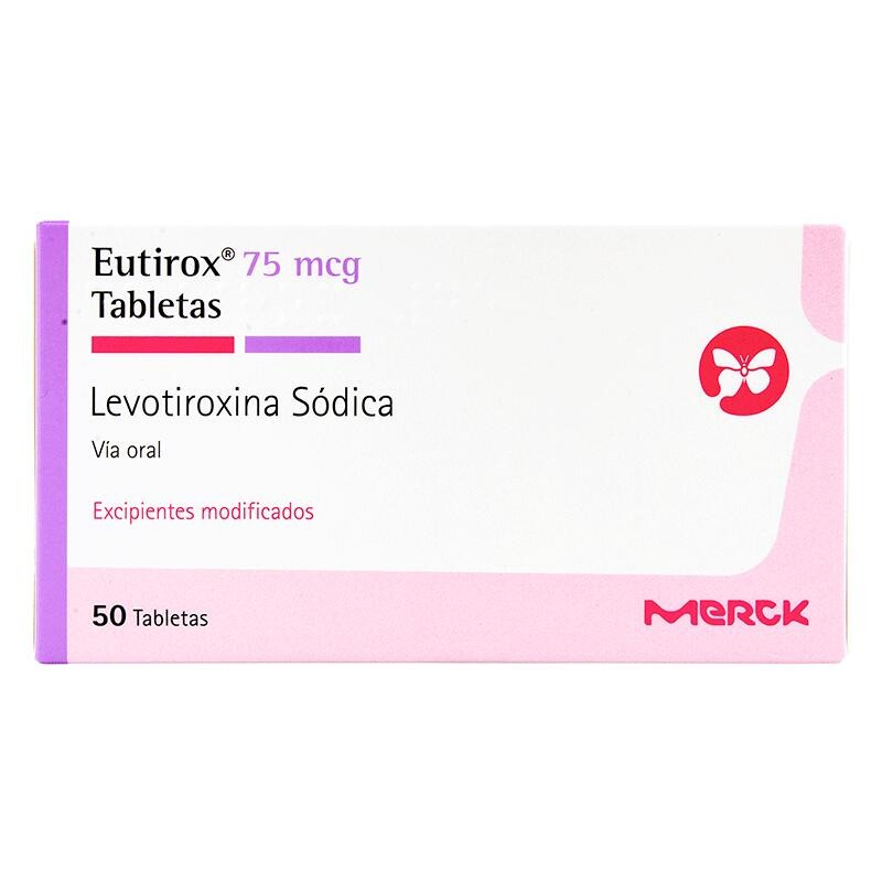 Eutirox Merck 50 Tabletas 75mcg