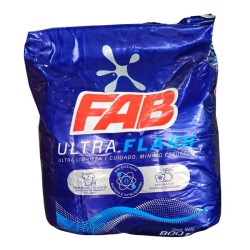 Detergente En Polvo Fab Ultra Flash X 800G