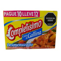 Caldo De Gallina Completísimo X9G Pague 10 Lleve 12 Sobres