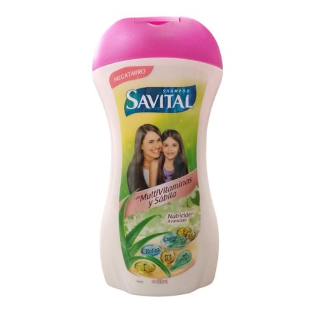 Shampoo Savital Multivitaminas y Sábila X510ML