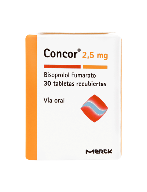Concor Merck 30 Tabletas 2.5mg