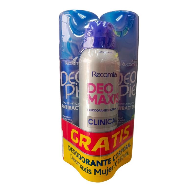 Deo-Pies Spray Antibac+Deomax  X260ml X2Uni